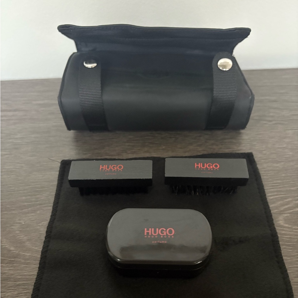 Men's 3 Piece Hugo Boss Shoe Shine Kit
